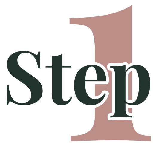 Illustration of Step 1 Typography for One Eleven Dental