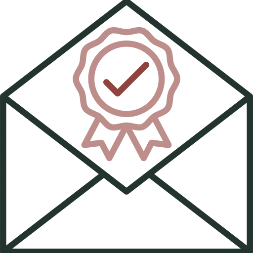 Illustration of Ribbon in an Envelope to Illustrate Gentle Treatment at One Eleven Dental